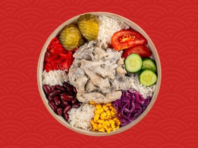 Kremalı Mantarlı Bowl