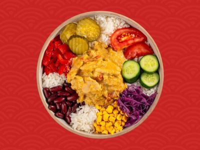 Köri Soslu Tavuk Bowl