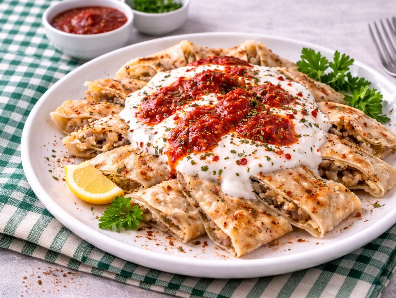 Yoğurtlu Gözleme