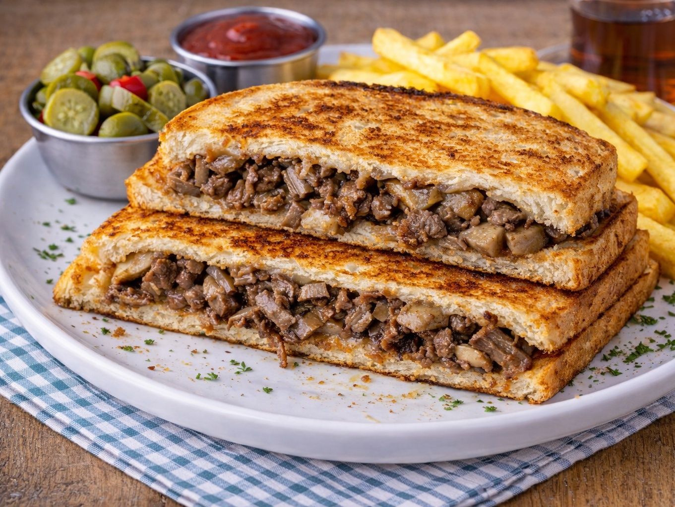 Kavurmalı Tost