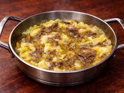 Sahanda Kavurmalı Yumurta