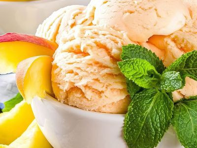 Şeftalili Dondurma (1 Top)