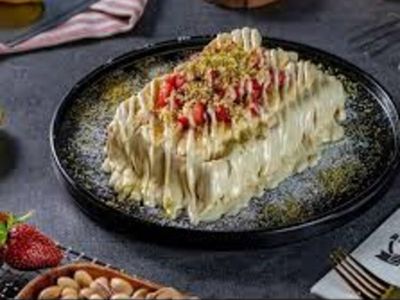 Beyaz Çikolatalı Waffle