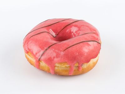 Donut Pembe Çilek Dolgulu