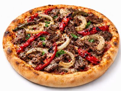 Kavurmalı Pizza (Orta Boy)