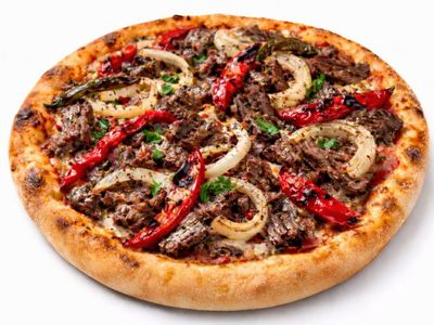 Kavurmalı Pizza (Büyük Boy)