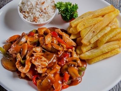 Barbekü Soslu Tavuk Menüsü