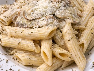 Tavuklu Penne Alfredo