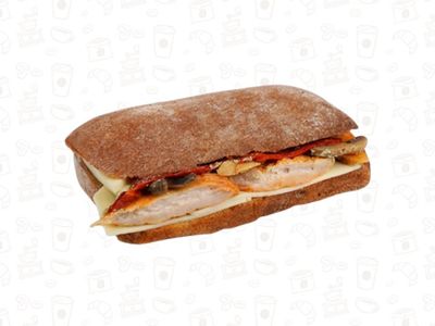 Tavuklu Pesto Soslu Ciabatta Sandviç