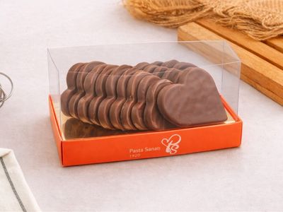 Kalpli Çikolata Kaplı Kurabiye (10 Adet)