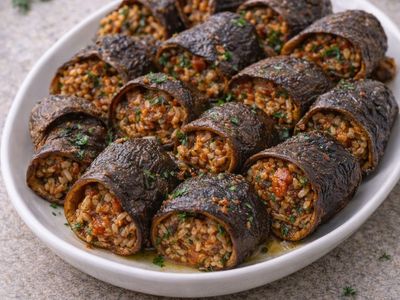 Kuru Patlıcan Dolma