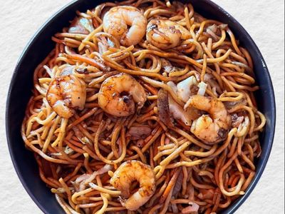 Karidesli Noodle