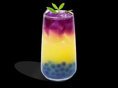 Yaban Mersin Aromalı Bubble Tea