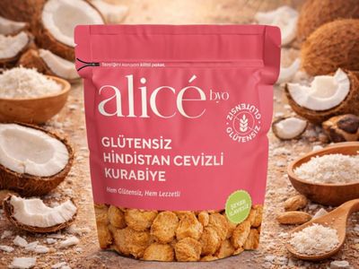 Glutensiz Hindistan Cevizli Kurabiye