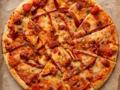 Barbekü Soslu Pizza (Orta Boy)