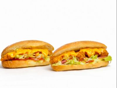 Cheddarlı Cajun Sandviç (2 Adet)