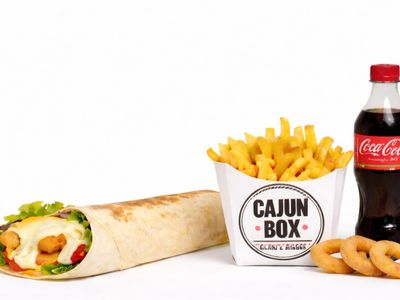 Kaşarlı Cajun Wrap Menü