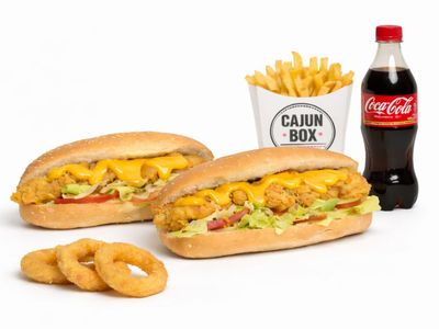 2'li Cheese Cajun Sandviç Menü