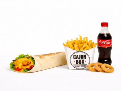 Cheddarlı Cajun Wrap Menü