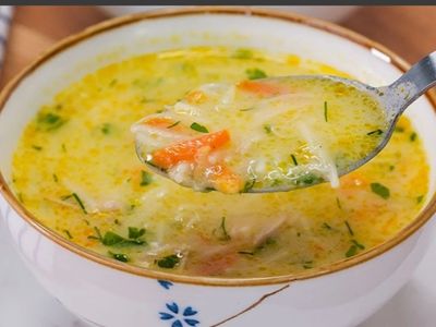 Sebzeli Tavuk Çorbası