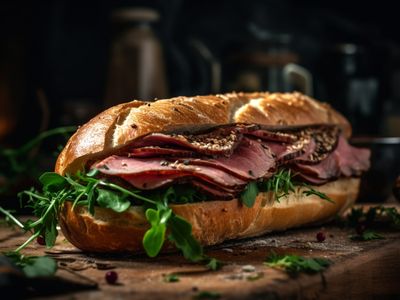 Kaburga Fümeli Gurme Sandwich