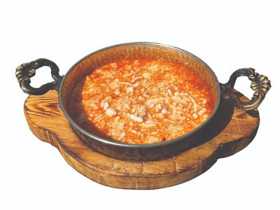 Kavurmalı Kaşarlı Menemen
