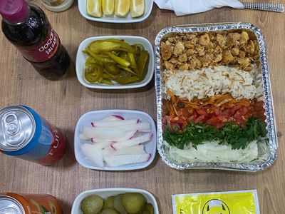 tavuk tantuni pilav ile 1.5 porsyon