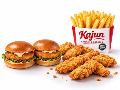 Kanat Kajun Tavuk Burger