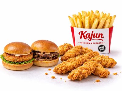 Karışık Burger Kajun
