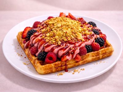 Orman Meyvesi Waffle