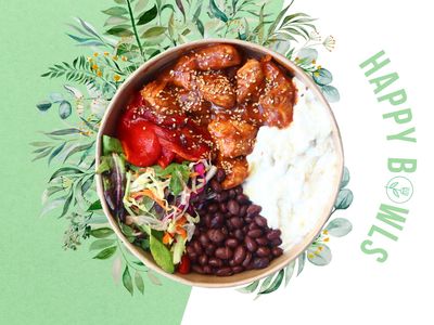 Barbekü Soslu Tavuklu Bowl
