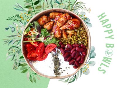 Cherry Chilli Soslu Tavuk Bowl