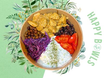 Ballı Hardal Soslu Tavuklu Bowl