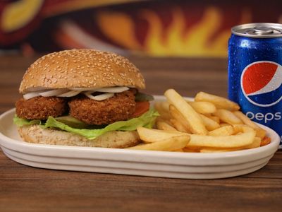 Gumball Falafel Burger Menü 