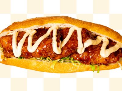 Tatlı Acı BBQ Tavuk Ekmek Menü