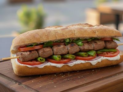 Yarım Ekmek Arası Et Şiş