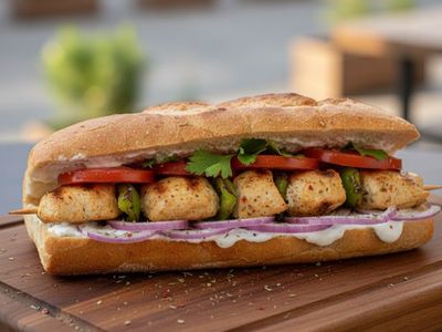 3/4 Ekmek Arası Tavuk Şiş