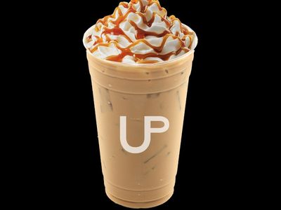 Iced Caramel Chai Tea Latte