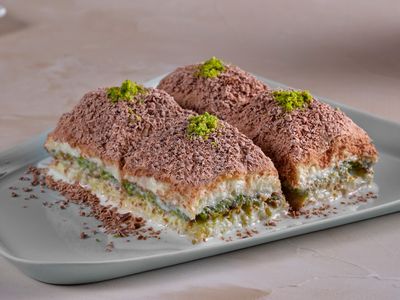 Fıstıklı Çikolatalı Soğuk Baklava (500 gr.)