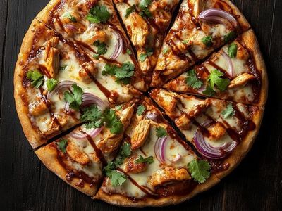 Barbekü Soslu Tavuklu Pizza