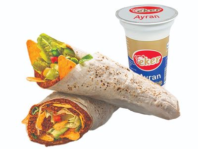 Doritoslu Mega Torpilli Çiğ Köfte Dürüm Menü