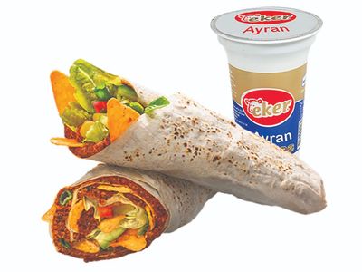 Doritoslu Usta Çiğ köfte Dürüm Menü