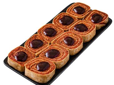 8 adet Sade Sushi Roll (100 gr. Çiğköfte) + 2 adet sos