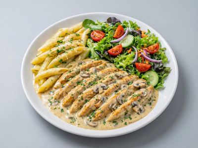 Kremalı Mantarlı Tavuk
