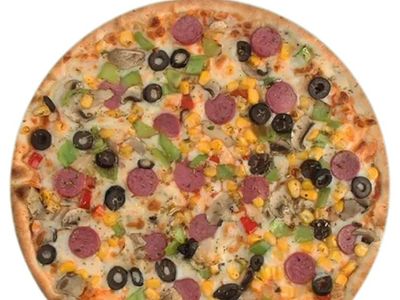 Sosisli Mix Pizza (25 cm.)
