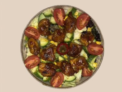 Chili Köz Biberli Tavuk Salata