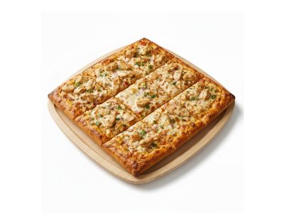  Tavuklu Kare Pizza (Büyük Boy)