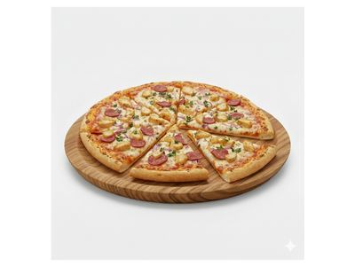 Tavuk & Salamlı Pizza