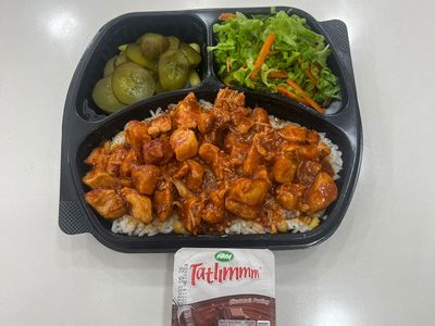 Barbekü Soslu Tavuklu Pirinç Pilavı (600 gr.)