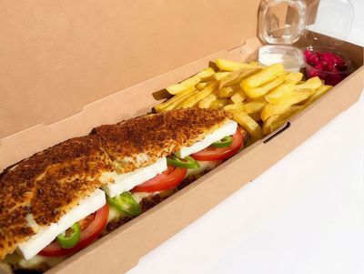 Beyaz Peynirli Simit Tost